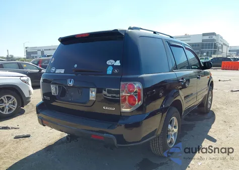 2006 Honda Pilot Ex-L из США, поврежденный, VIN 2HKYF18606H524017